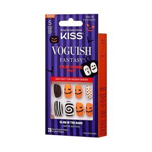 KISS Voguish Fantasy Glow-In-The-Dark Halloween Press On Glue Nails - Changes